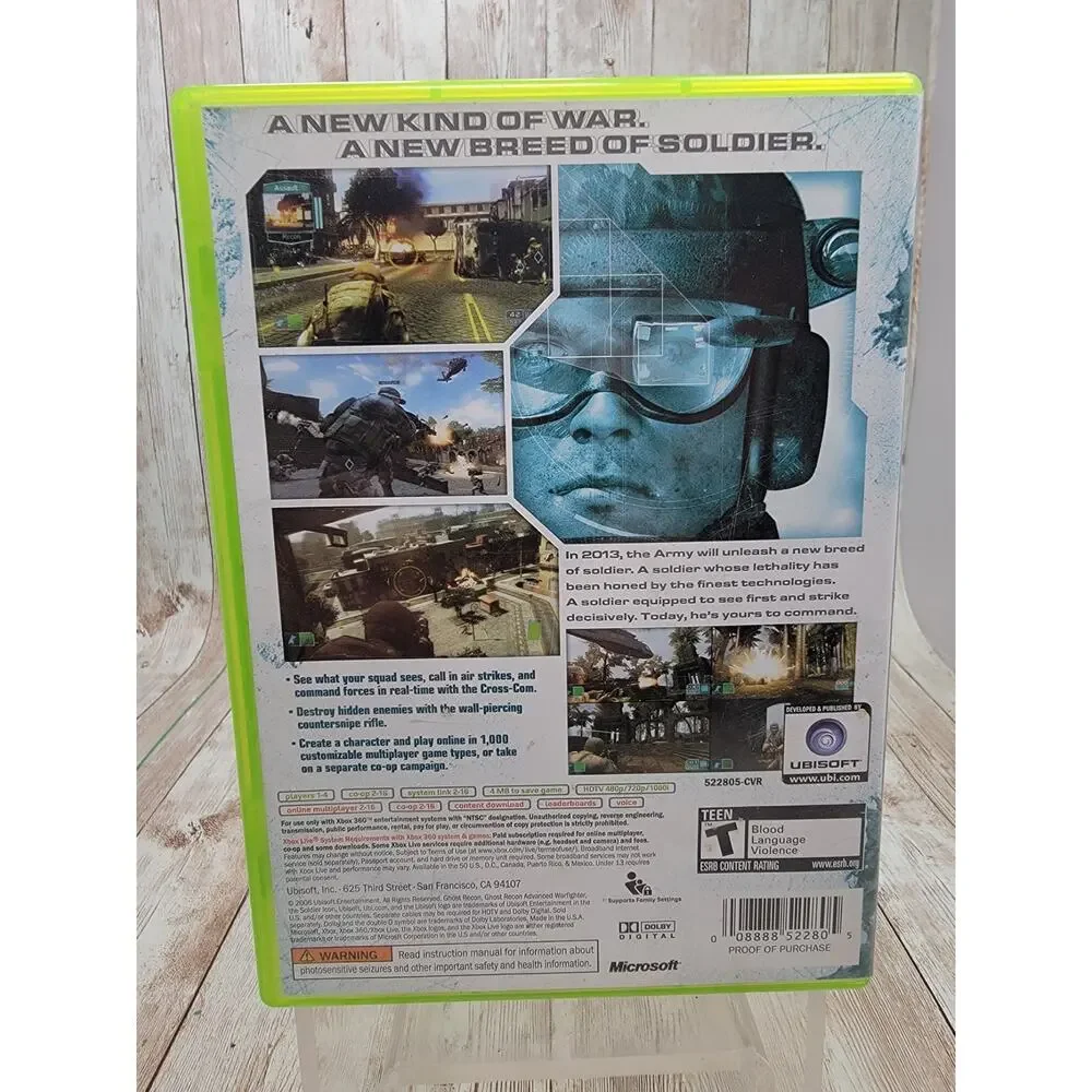 Tom Clancy's Ghost Recon: Advanced Warfighter - Xbox 360 Game Complete